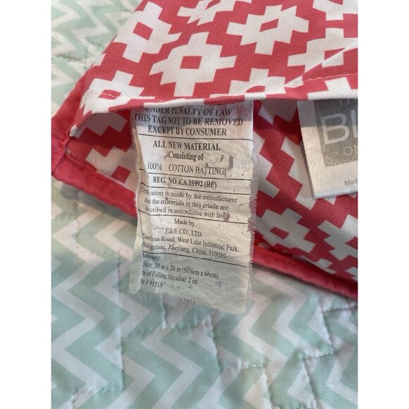 Full/Queen 3 Piece Reversible Quilt Set with Two Pillow Shams Bold Retro Chevron - Picture 14 of 14